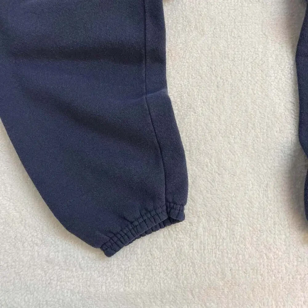USA Olympic Vintage 90s Embroidered Sweatpants Navy Blue Drawstring Made in USA